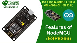 Features of NodeMCU ESP8266 Explained Clearly  English [upl. by Rica]