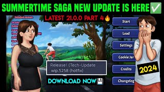 FINALLY🔥 SUMMERTIME TECH UPDATE V2100 RELEASED SUMMERTIME SAGA NEW UPDATE APK DOWNLOAD amp PLAY NOW [upl. by Asiluj]