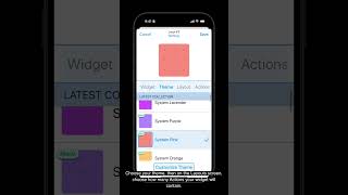 Widgetsmith Action Widgets in iOS 18 [upl. by Kenley534]