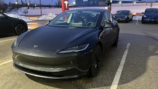 NEW Tesla Model 3 Highland Test Drive 2024 Refresh [upl. by Neahs]