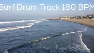 Surf Drum Track 160 BPM [upl. by Adnaluy]