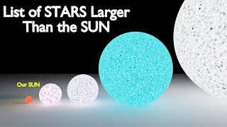 STARS that are Bigger than the SUN [upl. by Ahsiekan186]