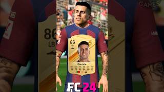 JOAO CANCELO FIFA evolution 1424 shorts eafc24 fc24 fifa cancelo barcelona mancity [upl. by Cissie]