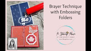 Brayers With Embossing Folders [upl. by Hoseia]