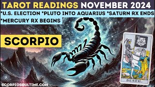 Scorpio tarot November 🦂 Your power month A major career shift or life change is on the way [upl. by Marquis]