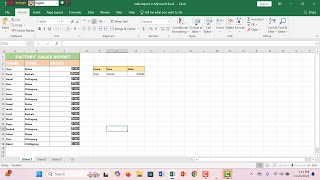 How to Create Industries Track Sales Report in Microsoft Excel [upl. by Eamaj]