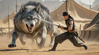 Kung Fu Movie Useless lad awakens his bloodline power and slays a giant mutated wolf kungfu [upl. by Nalaf]