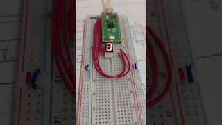 Raspberry Pi Pico 7segments counter short video [upl. by Novy]