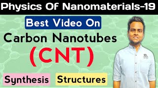 Carbon NanotubesCNT In Hindi  Synthesis Of CNT  Structures Of CNT [upl. by Oralee419]