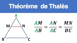 COURS Appliquer Théorème de Thalès pour calculer une longueur  3ème année collège  3APIC Biof [upl. by Aelaza]