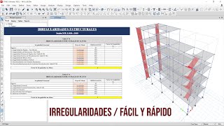 IRREGULARIDADES ESTRUCTURALES SEGUN NORMA E030 EN ETABS  V5 [upl. by Pape]