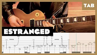 Guns N’ Roses  Estranged  Guitar Tab  Lesson  Cover  Tutorial [upl. by Laehcimaj]