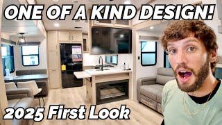 RV floor plan design unlike any other 2025 Forest River Rockwood Signature 371RK [upl. by Dlared]