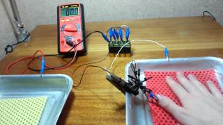 Ионофорез с регулятором силы тока  DIY iontophoresis with current regulator [upl. by Chemesh486]