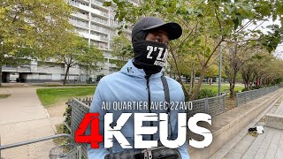 GabMorrison  Au Quartier avec 2Zavo Les 4000 La Courneuve [upl. by Vinn]