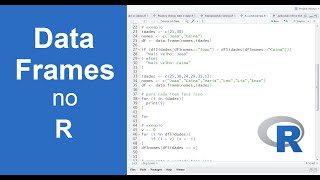 Data Frames na linguagem R Curso para iniciantes  Aula 13 [upl. by Ilysa]