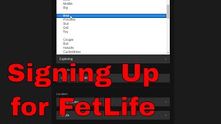 FetLife How To  Signing Up For an Account [upl. by Ezaria]