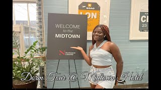 Dorm TourThe Midtown Hotel  Northeastern University [upl. by Ahcire896]