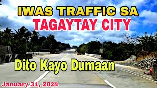 TRAFFIC SOLVED in Tagaytay City Through TagaytayAlfonso Bypass Road Full details [upl. by Annayr]