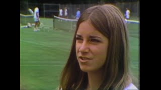 16Year Old Chris Evert Interviewed in Florida1971 [upl. by Cattier]