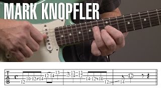 Mark Knopfler Guitar Licks Lesson [upl. by Moya]