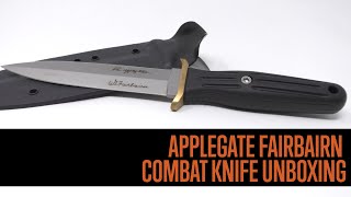 BOKER APPLEGATE FAIRBAIRN KNIFE REVIEW UNBOXING 2019 [upl. by Omland]