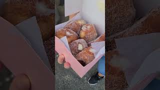 MALASADAS leonards in HONOLULU HAWAII travel food donuts yummy hawaii [upl. by Ellehcin913]