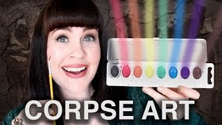 ASK A MORTICIAN Painting with Human Remains [upl. by Imac]