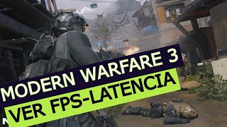 Cómo Ver Mostrar FPS PING y Latencia en COD MW3 Modern Warfare 3 Call of duty mw3 tip truco [upl. by Tonneson]