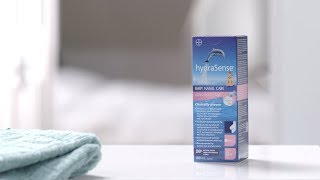 How to Use Baby Nasal Spray  hydraSense Baby Nasal Care [upl. by Nyer595]