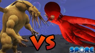 Cthulhu vs Kraken  Underwater Horror Faceoff S1E1  SPORE [upl. by Morvin]