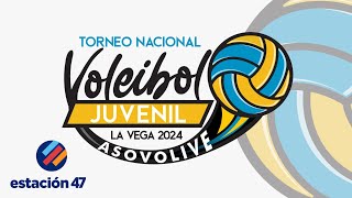 SAN CRISTOBAL VS LA VEGA l TORNEO NACIONAL DE VOLEIBOL JUVENIL LA VEGA 2024 l ESTACION47 [upl. by Edholm295]