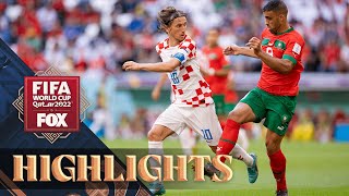 Morocco vs Croatia Highlights  2022 FIFA World Cup [upl. by Cyrilla]