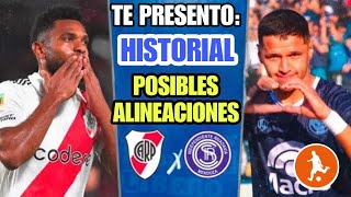 Te presento datos de Independiente Rivadavia vs River Historial racha de los equipos y alineaciones [upl. by Nyrahtak]