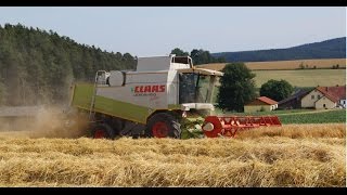 CLAAS Lexion 450 beim Wintergerste dreschen [upl. by Timoteo821]