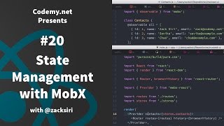 React State Management with MobX  020 [upl. by Katonah]