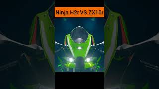 Why Kawasaki Ninja H2R is Much More Than Ninza ZX10r automobile shorts [upl. by Zolly]