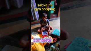 Aaj ho gya sabka sopping complete minivlog vlog [upl. by Cattier]