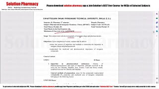 Inorganic Chemistry 00  Introduction to Syllabus of Inorganic Chemistry  BPharmacy 1st Semester [upl. by Austina]