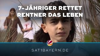 Siebenjähriger Held aus Oberbayern Junge rettet Rentner das Leben [upl. by Valtin]