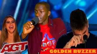 GOLDEN BUZZERIncredible Worship Performance on Americas Got Talent Brings Simon Cowell to Tears [upl. by Rexanna]