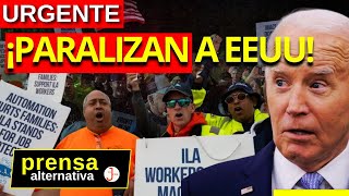 La economía de EEUU SE DERRUMBA Estibadores lanzan paro devastador [upl. by Morvin390]