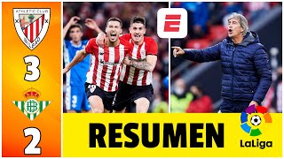 Athletic Bilbao 32 Real Betis Partidazo del Betis de Guardado y Lainez pero no ganaron  La Liga [upl. by Redyr]