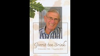 Gedenkdiens Gerrit ten Brink [upl. by Deloris]