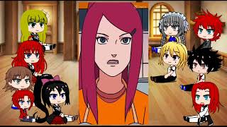 Gremory Family react to Naruto  Naruto baryon mode Part  4  Part  5 [upl. by Lapo]