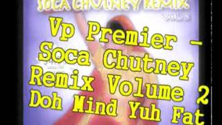 Vp Premier  Doh Mind Yuh Fat  Soca Chutney Remix Volume 2 [upl. by Saxon]