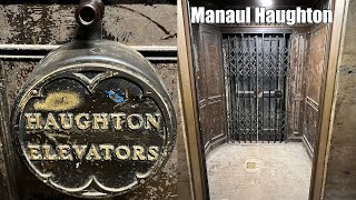 Fast Manual Haughton Traction Elevator in Pittsburgh PA [upl. by Egroj]