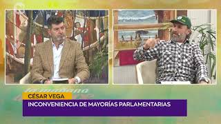 César Vega señaló la inconveniencia de las mayorías parlamentarias [upl. by Ettennyl]