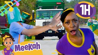 Garbage Truck Song  1 Hour of Blippi and Meekah Truck Songs For Kids [upl. by Brodench]