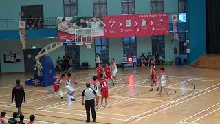 Qtr3 NSG2022 C Div Basketball Finals  Hwa Chong Inst vs Jurong Sec [upl. by Neelyahs]